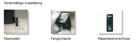 Serienmässige Ausstattung