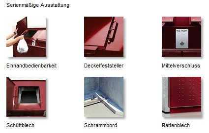 Serienmässige Ausstattung
