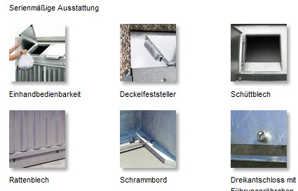 Serienmässige Ausstattung